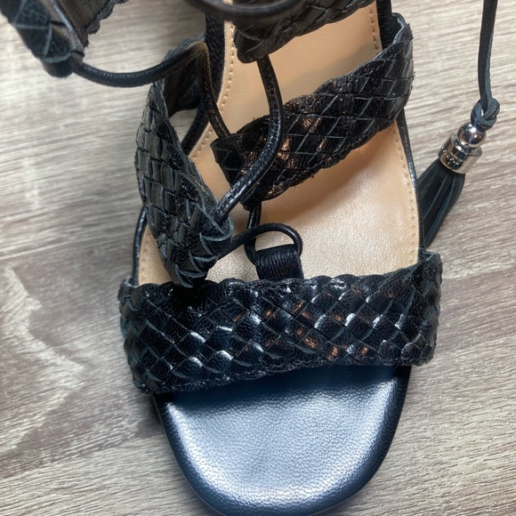 Black Micheal Kors Strappy Sandal Heels size 7 - Picture 5 of 7